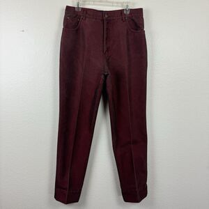 Vintage P.S. Jeans Panhandle Slim High Waist Western Jeans Red Black Denim 17/18